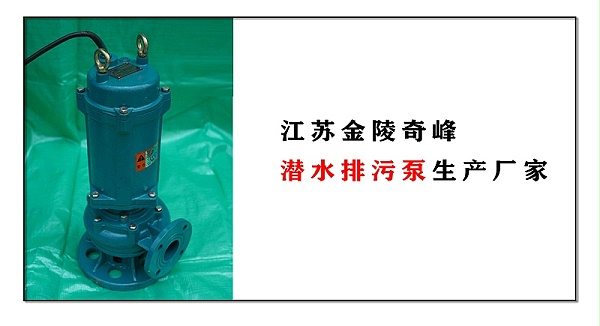 潜水排污泵生产厂家，江苏金陵奇峰